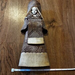 Rustic Brown and Cream Wall Art Sculpture